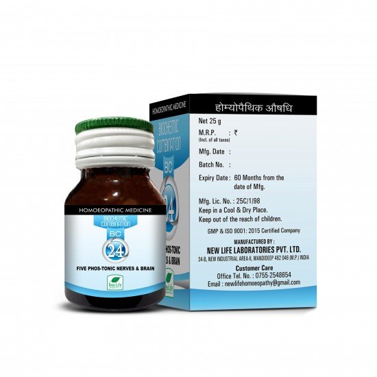New Life Biochemic Combination 24 Five Phos Tonic Nerves Brain