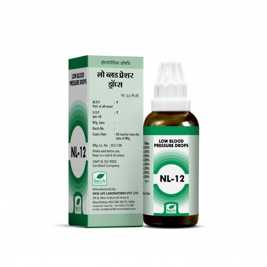 New Life NL 12 (Low Blood Pressure Drops) New Life NL 12 (Low Blood Pressure Drops)