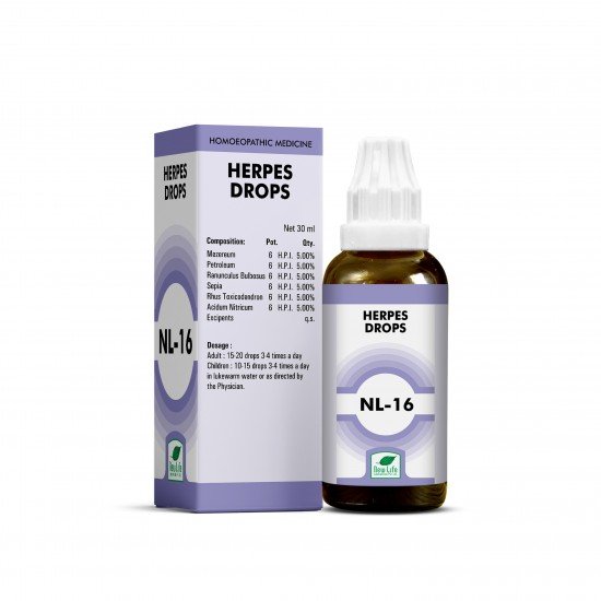 New Life NL 16 (Herpes Drops) New Life NL 16 (Herpes Drops)