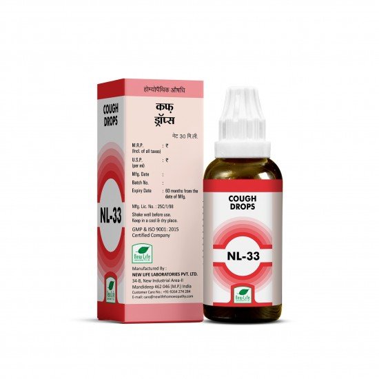 New Life NL 33 (Cough Drops) New Life NL 33 (Cough Drops)
